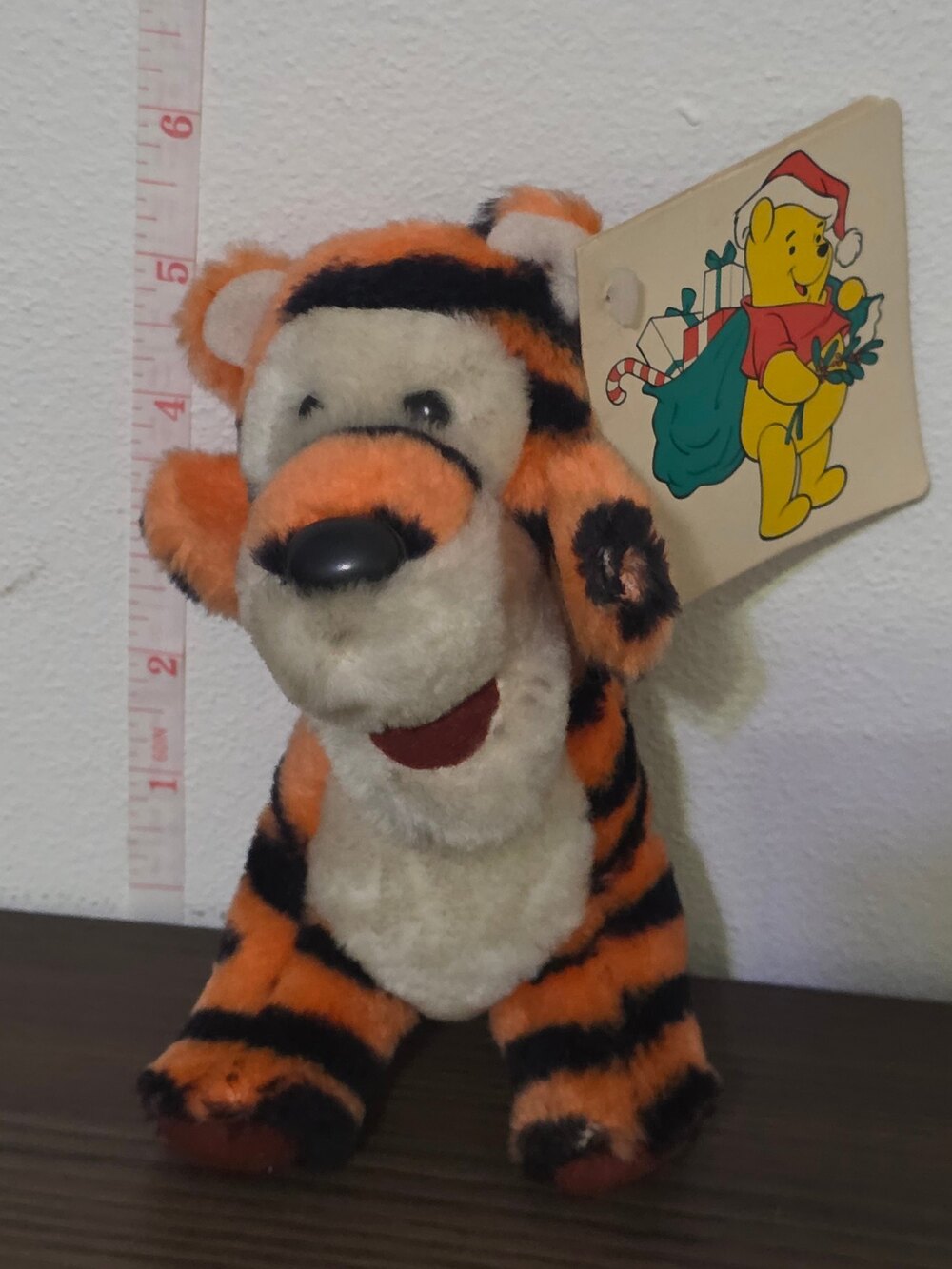 vintage 1989 Disney "Win a Giant Winnie the Pooh" Christmas Tigger Plush